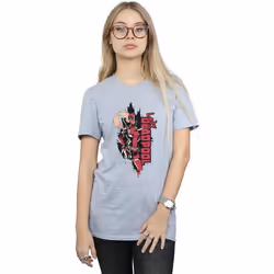 Marvel - T-shirt LADY DEADPOOL - Femme (Gris chiné)