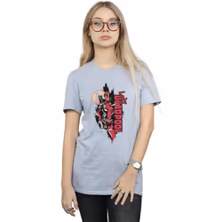 Marvel - T-shirt LADY DEADPOOL - Femme (Gris chiné)