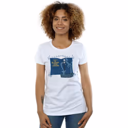 Disney - T-shirt NIGHTMARE BEFORE CHRISTMAS JACK AND THE WELL - Femme (Blanc)