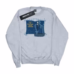 Disney - Sweat NIGHTMARE BEFORE CHRISTMAS JACK AND THE WELL - Fille (Gris chiné)