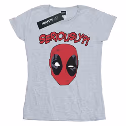 Marvel - T-shirt SERIOUSLY - Femme (Gris chiné)