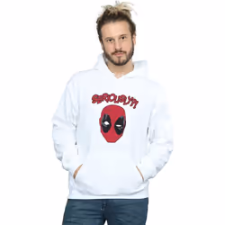 Marvel - Sweat à capuche SERIOUSLY - Homme (Blanc)