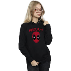 Marvel - Sweat à capuche SERIOUSLY - Femme (Noir)