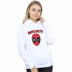Marvel - Sweat à capuche SERIOUSLY - Femme (Blanc)