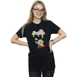 Marvel - T-shirt GOD OF THUNDER - Femme (Noir)