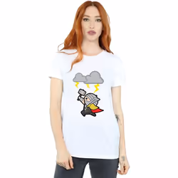 Marvel - T-shirt GOD OF THUNDER - Femme (Blanc)