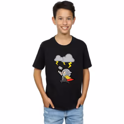 Marvel - T-shirt GOD OF THUNDER - Garçon (Noir)