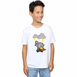 Marvel - T-shirt GOD OF THUNDER - Garçon (Blanc)