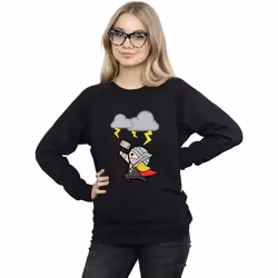 Marvel - Sweat GOD OF THUNDER - Femme (Noir)