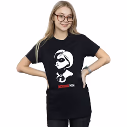 Disney - T-shirt THE INCREDIBLES INCREDIBLE MOM - Femme (Noir)