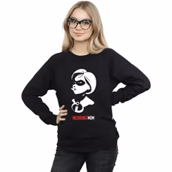 Disney - Sweat THE INCREDIBLES INCREDIBLE MOM - Femme (Noir)