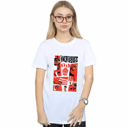 Disney - T-shirt THE INCREDIBLES - Femme (Blanc)