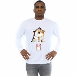 Disney - Sweat BIG HERO - Homme (Blanc)