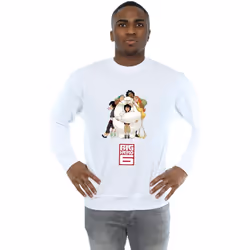 Disney - Sweat BIG HERO - Homme (Blanc)