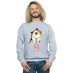 Disney - Sweat BIG HERO - Homme (Gris chiné)