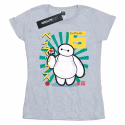 Disney - T-shirt BIG HERO - Femme (Gris chiné)