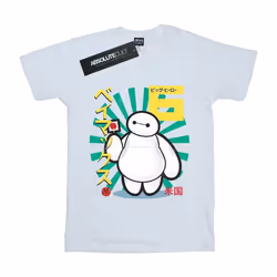 Disney - T-shirt BIG HERO - Fille (Blanc)