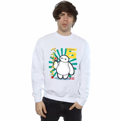 Disney - Sweat BIG HERO - Homme (Blanc)