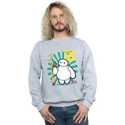 Disney - Sweat BIG HERO - Homme (Gris chiné)
