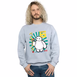 Disney - Sweat BIG HERO - Homme (Gris chiné)