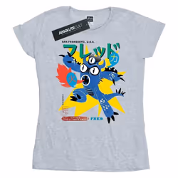 Disney - T-shirt BIG HERO ULTIMATE KAIJU - Femme (Gris chiné)