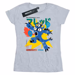 Disney - T-shirt BIG HERO ULTIMATE KAIJU - Femme (Gris chiné)