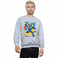 Disney - Sweat BIG HERO ULTIMATE KAIJU - Homme (Gris chiné)