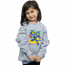 Disney - Sweat BIG HERO ULTIMATE KAIJU - Fille (Gris chiné)