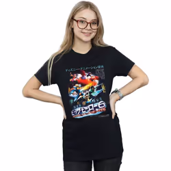 Disney - T-shirt BIG HERO - Femme (Noir)