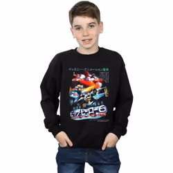 Disney - Sweat BIG HERO - Garçon (Noir)