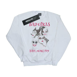 Disney - Sweat BAD GIRLS HAVE MORE FUN - Homme (Blanc)