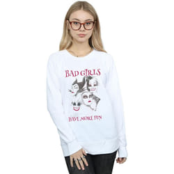 Disney - Sweat BAD GIRLS HAVE MORE FUN - Femme (Blanc)