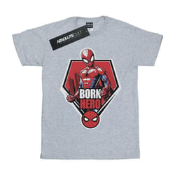 Marvel - T-shirt BORN HERO - Homme (Gris chiné)
