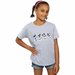 Disney - T-shirt FOUR EMOTIONS - Fille (Gris chiné)