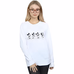 Disney - Sweat FOUR EMOTIONS - Femme (Blanc)