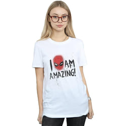 Marvel - T-shirt AM AMAZING - Femme (Blanc)
