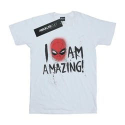 Marvel - T-shirt AM AMAZING - Fille (Blanc)