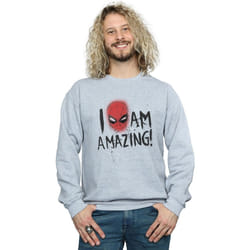 Marvel - Sweat AM AMAZING - Homme (Gris chiné)