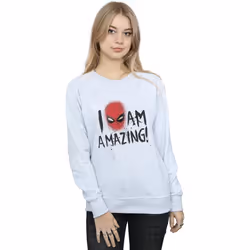 Marvel - Sweat AM AMAZING - Femme (Gris chiné)