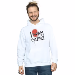 Marvel - Sweat à capuche AM AMAZING - Homme (Blanc)