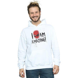 Marvel - Sweat à capuche AM AMAZING - Homme (Blanc)