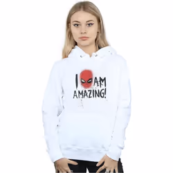 Marvel - Sweat à capuche AM AMAZING - Femme (Blanc)