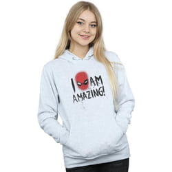 Marvel - Sweat à capuche AM AMAZING - Femme (Gris chiné)