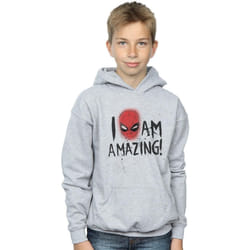 Marvel - Sweat à capuche AM AMAZING - Garçon (Gris chiné)