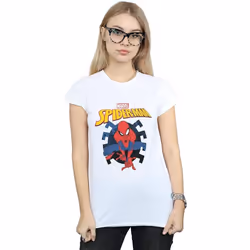 Marvel - T-shirt WEB SHOOTING - Femme (Blanc)