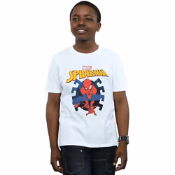 Marvel - T-shirt WEB SHOOTING - Garçon (Blanc)