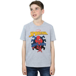 Marvel - T-shirt WEB SHOOTING - Garçon (Gris chiné)