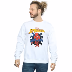 Marvel - Sweat WEB SHOOTING - Homme (Blanc)