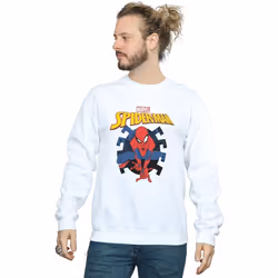 Marvel - Sweat WEB SHOOTING - Homme (Blanc)