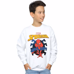 Marvel - Sweat WEB SHOOTING - Garçon (Blanc)